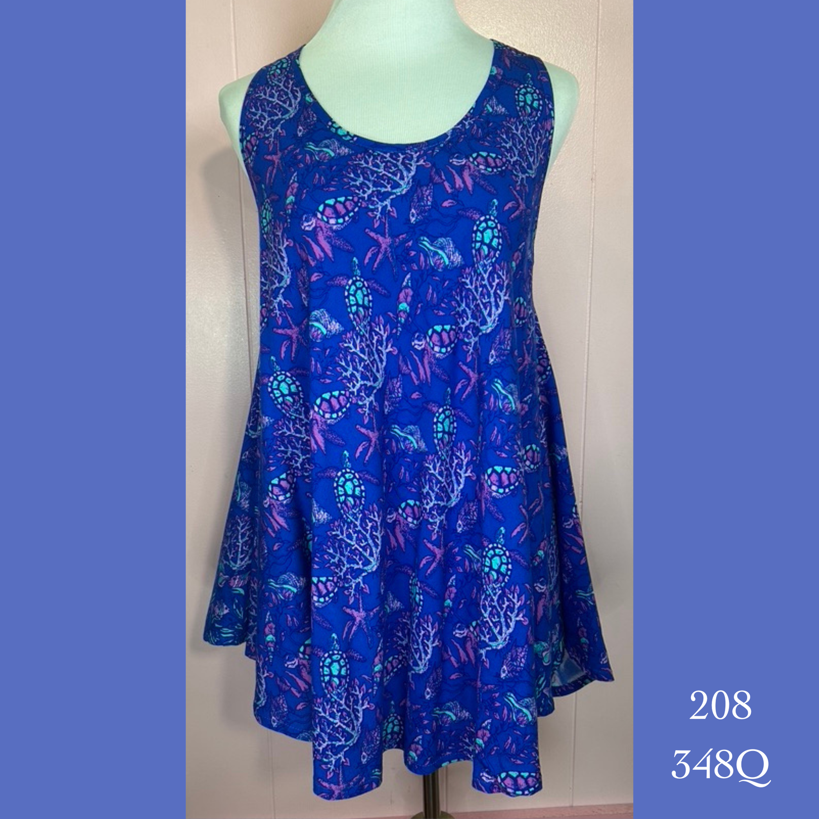208 - 348Q , Swing style tank top