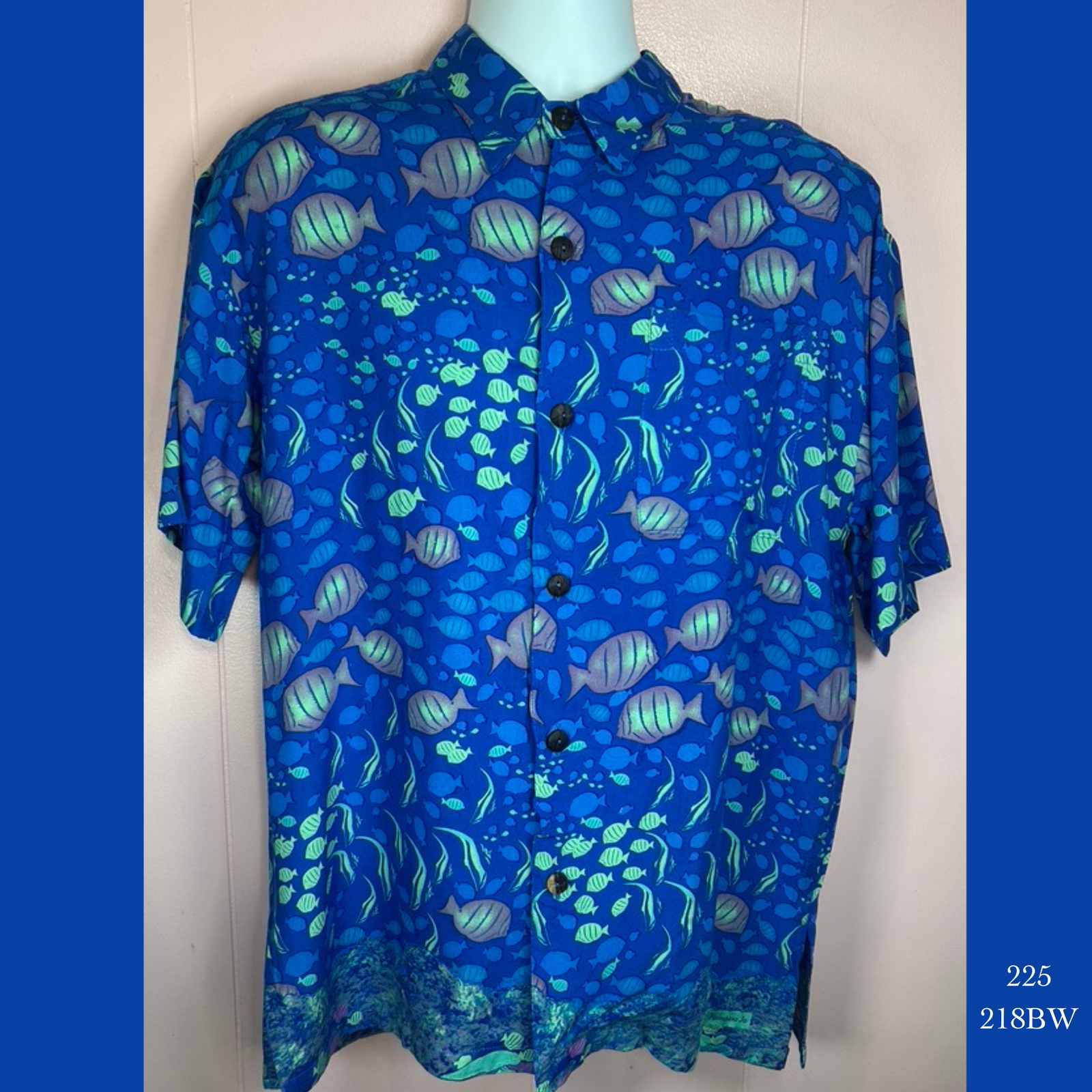 255 - 218BW, Men's Aloha shirt