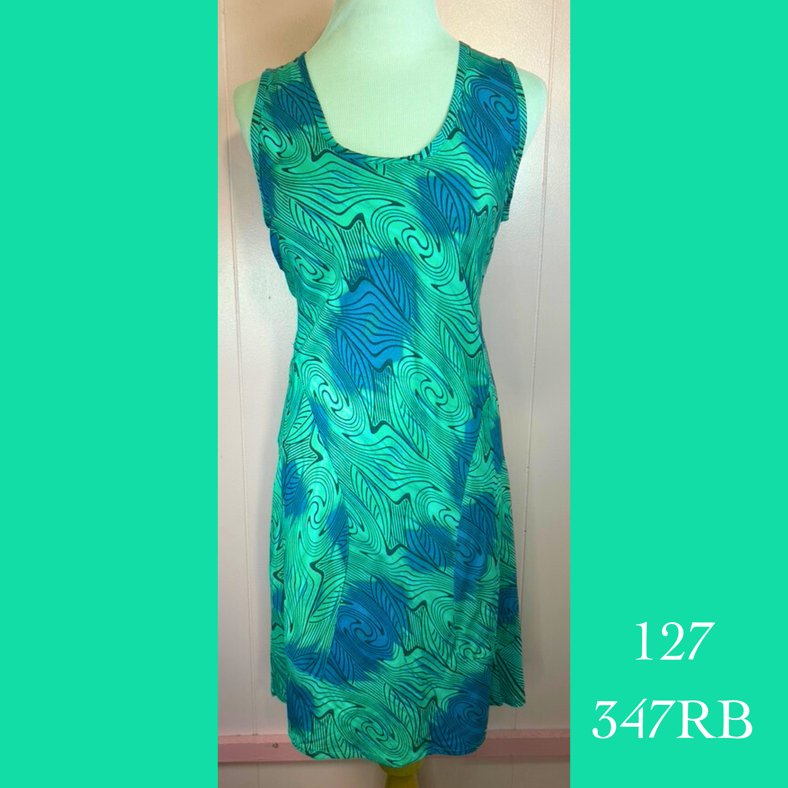 127 347RB,  Relaxed fit pocket dress