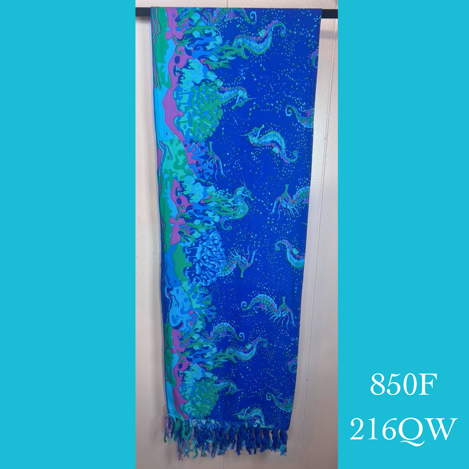 850F - 216QW , Fringed scarf
