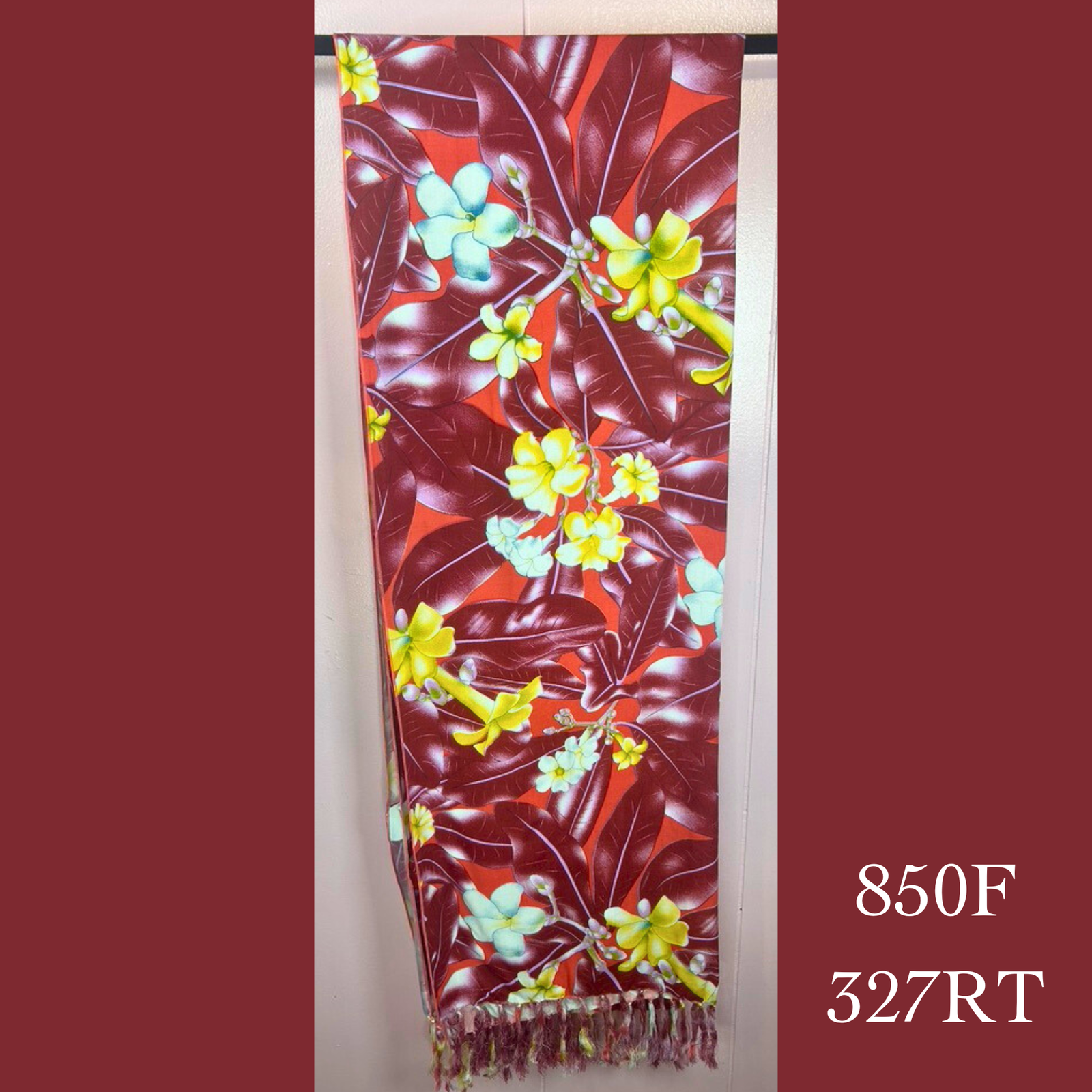 850F - 327RT , Fringed scarf