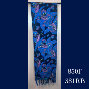 850F - 381RB , Fringed scarf