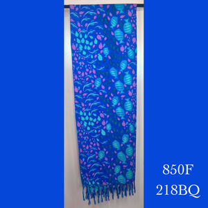 850F - 218BQ , Fringed scarf