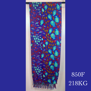 850F - 218KG , Fringed scarf