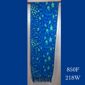 850F - 218W , Fringed scarf