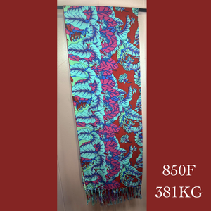 850F - 381KG , Fringed scarf