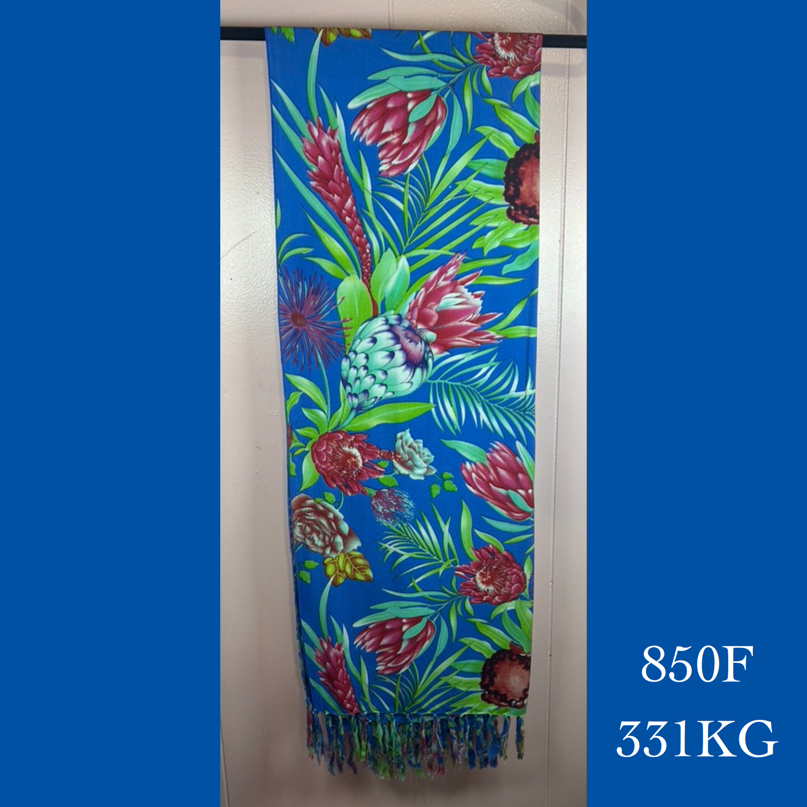 850F - 331KG , Fringed scarf