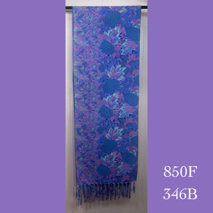 850F - 346B , Fringed scarf