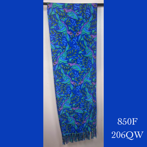 850F - 206QW , Fringed scarf