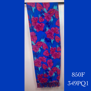 850F - 349PQ1 , Fringed scarf