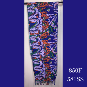 850F - 381SS , Fringed scarf