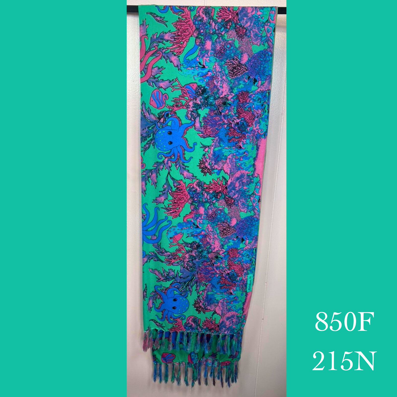 850F - 215N , Fringed scarf
