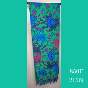 850F - 215N , Fringed scarf
