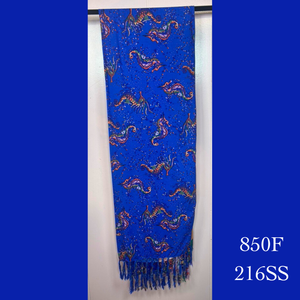 850F - 216SS , Fringed scarf