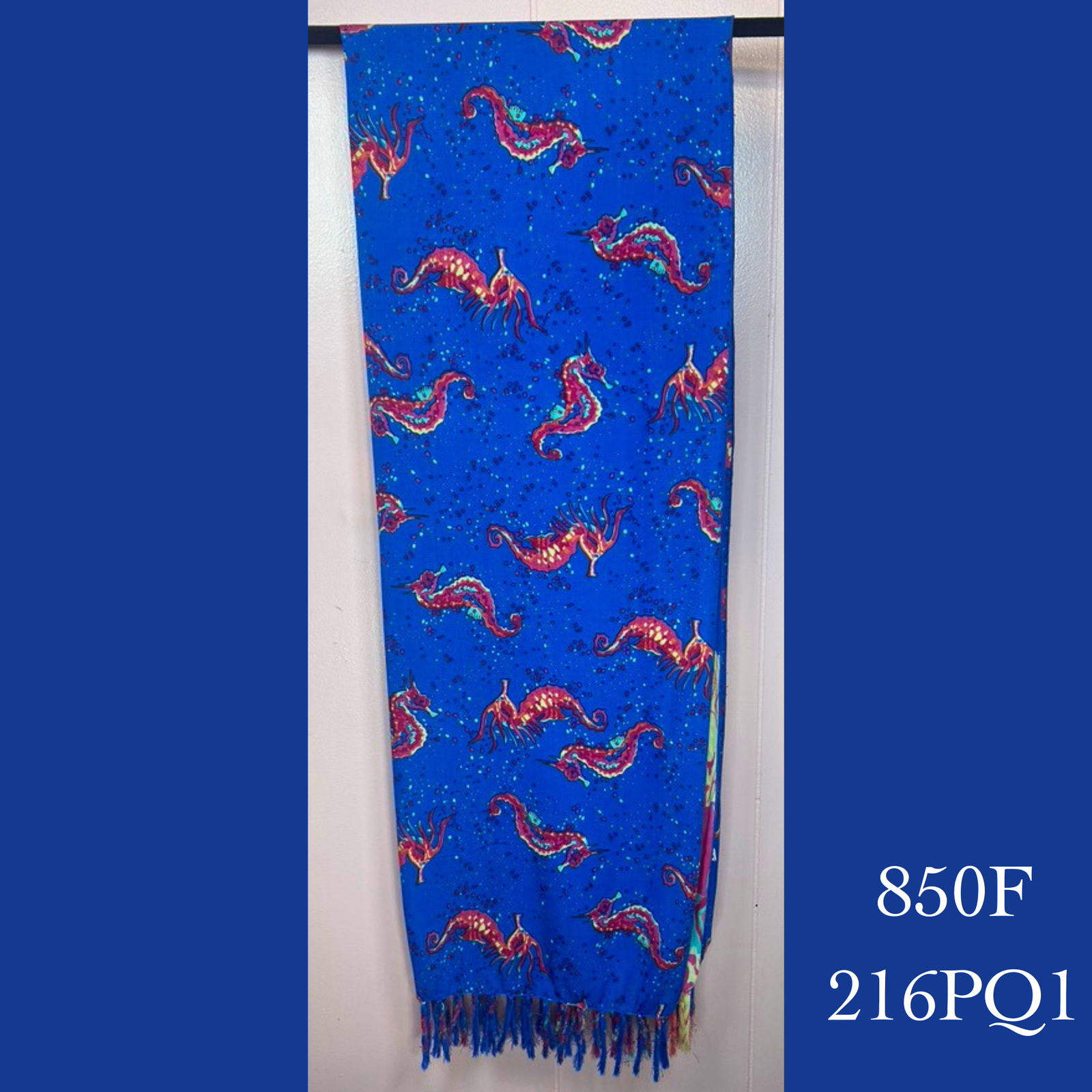 850F - 216PQ1  , Fringed scarf