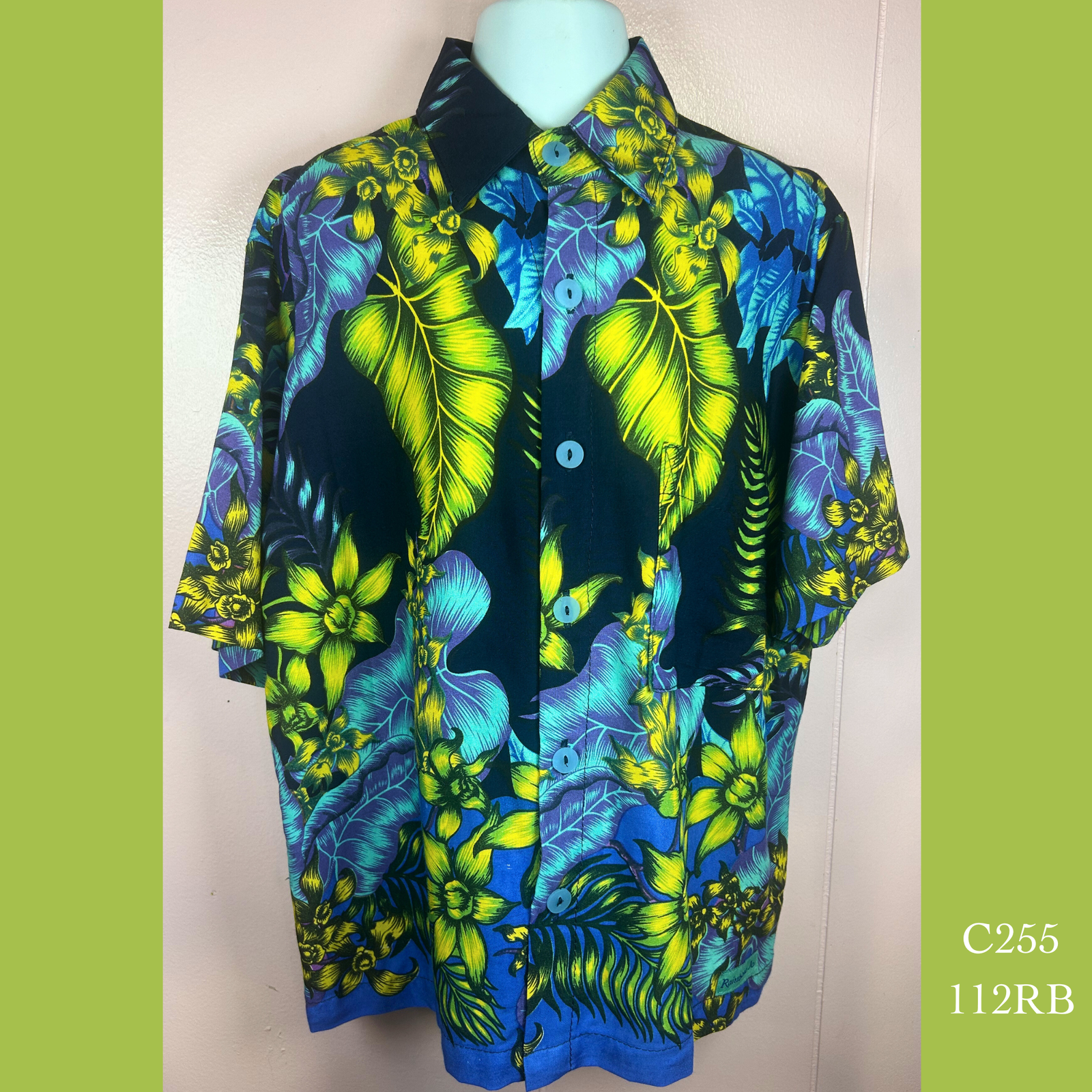 C255- 122RB, Boys Aloha Shirt