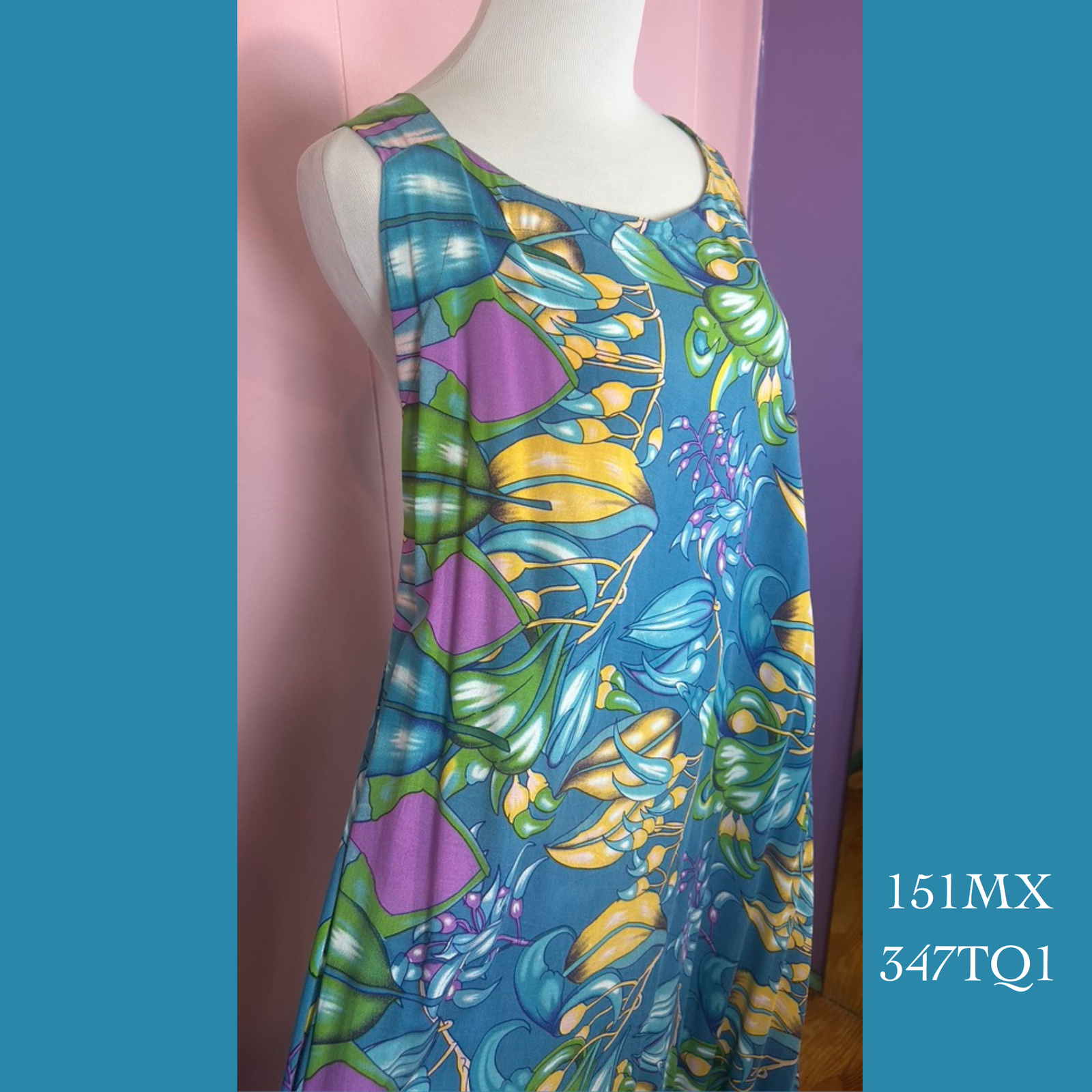 151MX - 374TQ1 , Bias cut strap dress tea length plus size