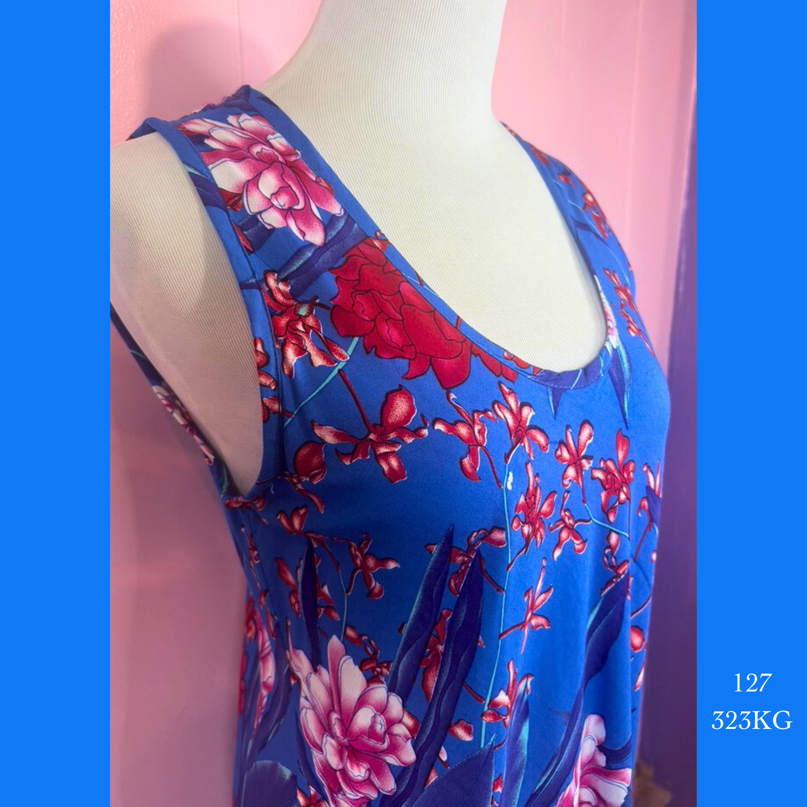 127- 323KG, Relaxed fit pocket dress