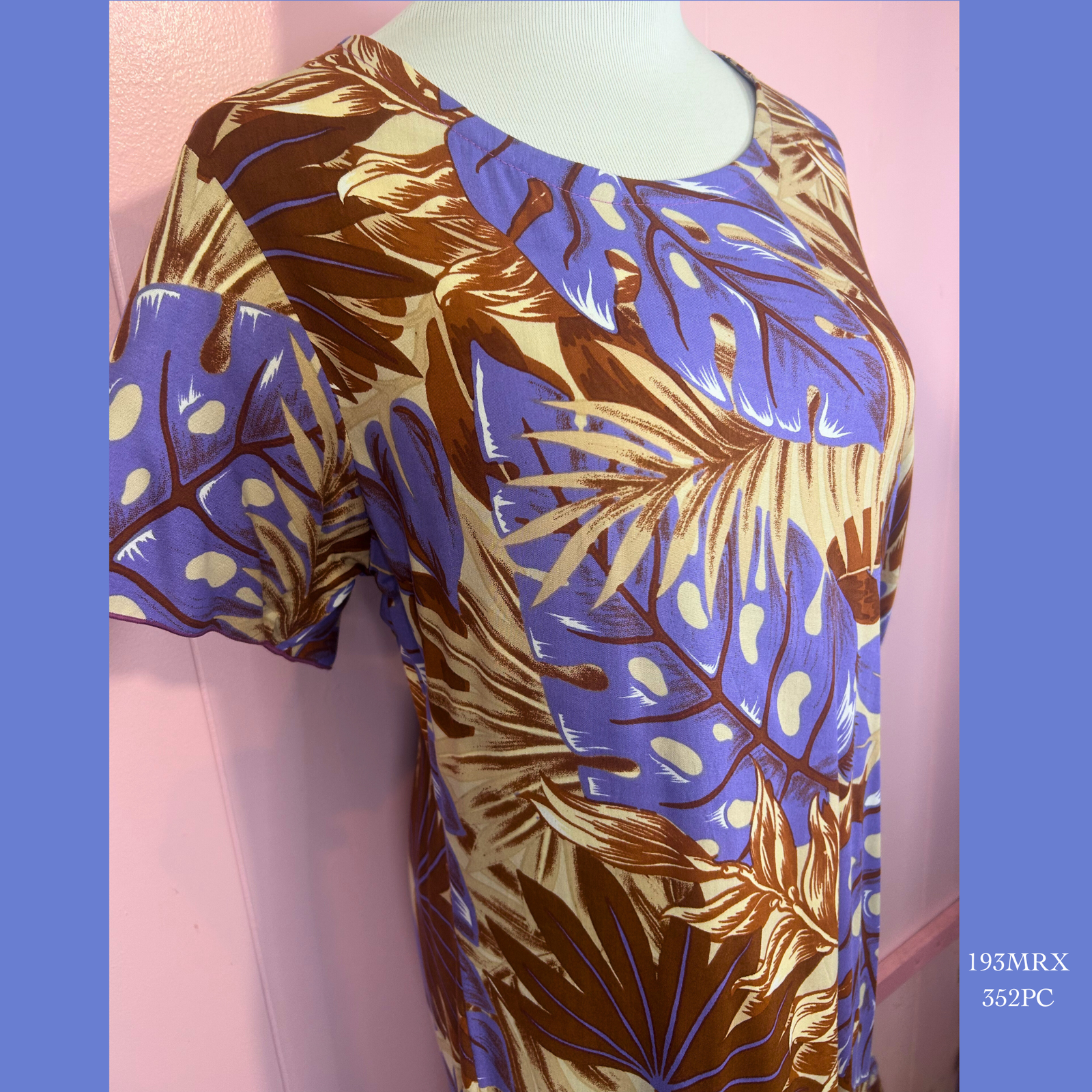 193MRX - 352PC , Sleeved bias cut dress mid length with ruffle plus size