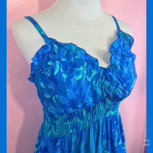 142L - 108Y , Elastic Sun Dress Long