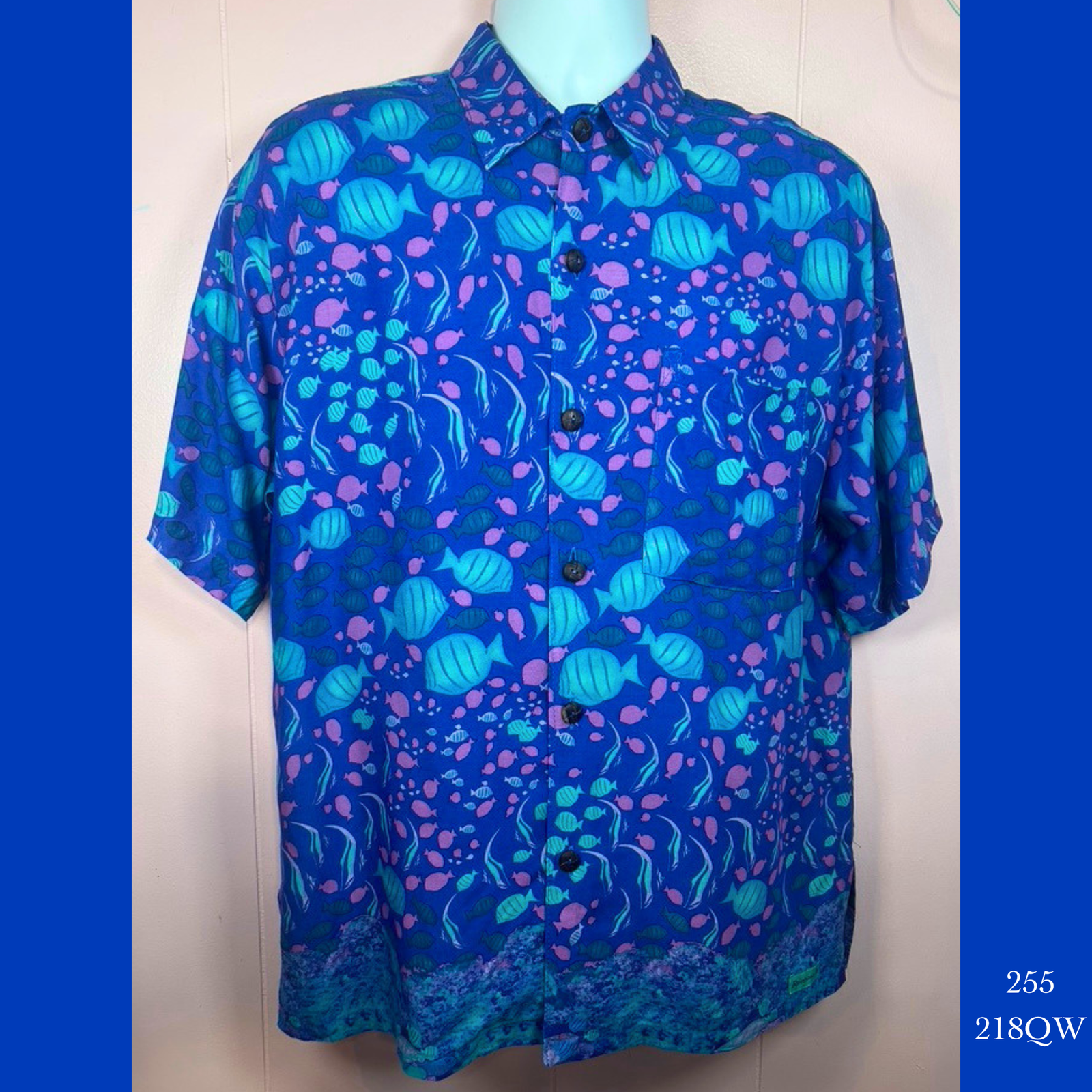 255 - 218QW, Men's Aloha Shirt