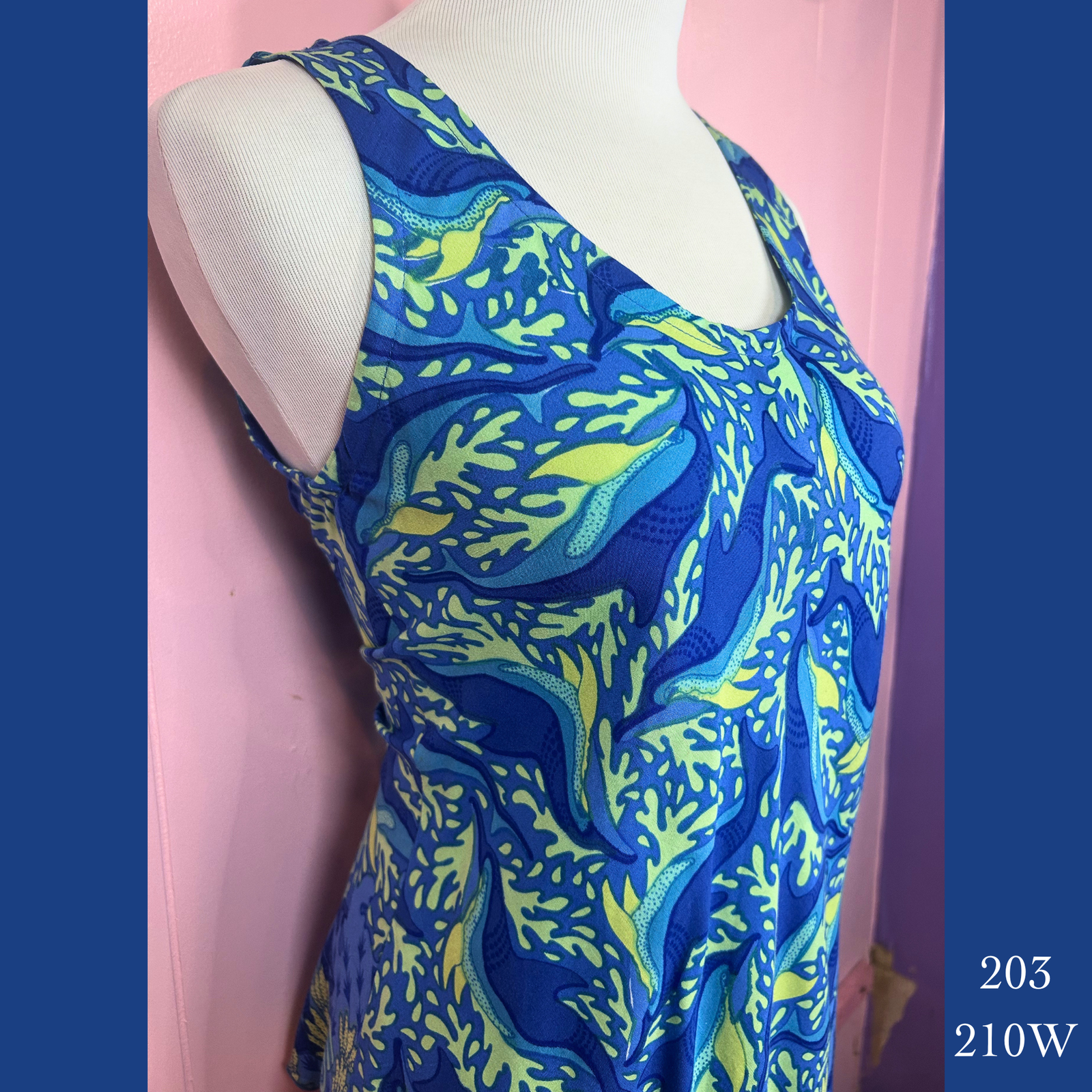 203 - 210W, Bias Cut Tank Top