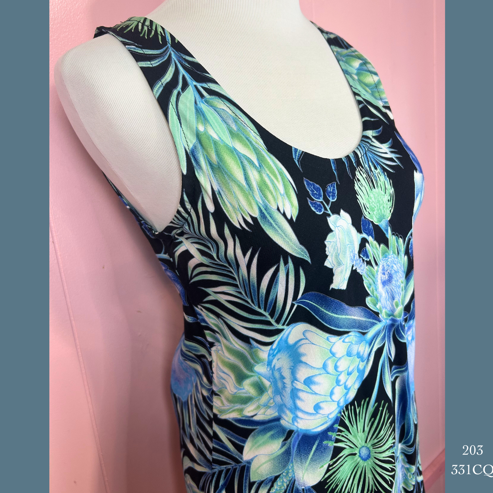 203 - 331CQ, Bias Cut Tank Top