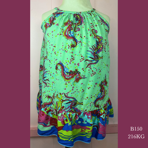 B150 - 216KG , Draw String Back Dress