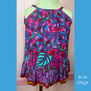 B150 - 299QF, Draw String Back Dress