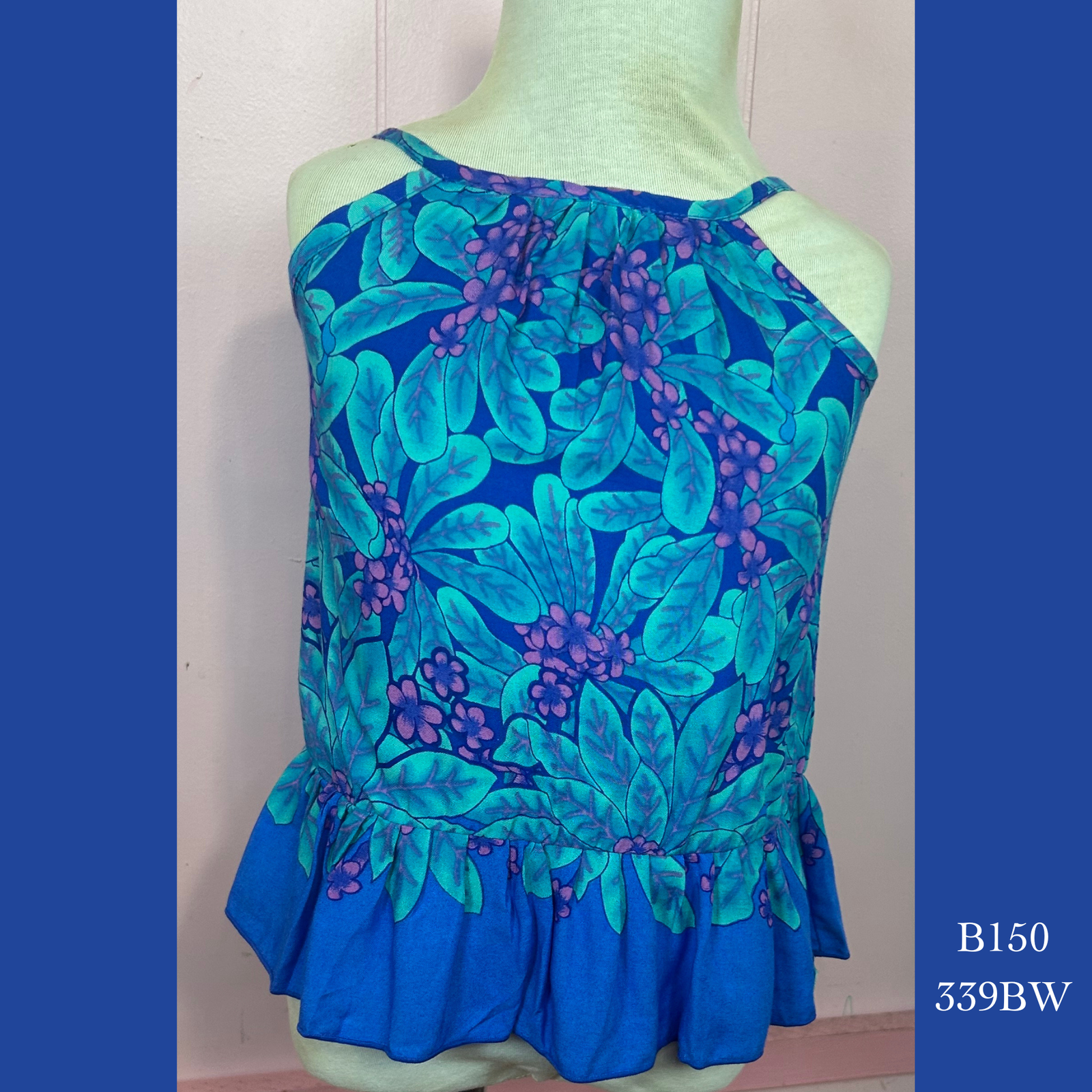 B150 - 339BW, Draw String Back Dress