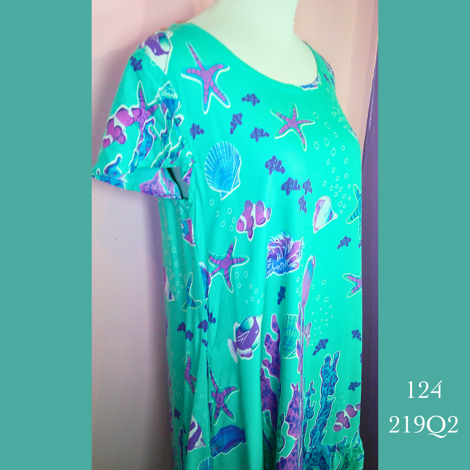 124-219Q2, Ruffle Cap Sleeved Dress