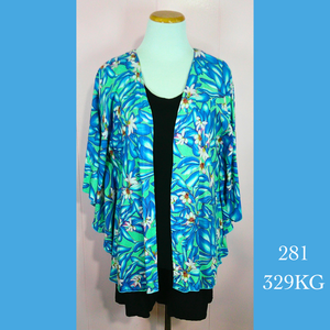 281 - 329KG , Flare Sleeve Blouse