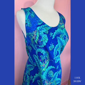 110X - 381BW , Plus Size Resort Dress with Pockets
