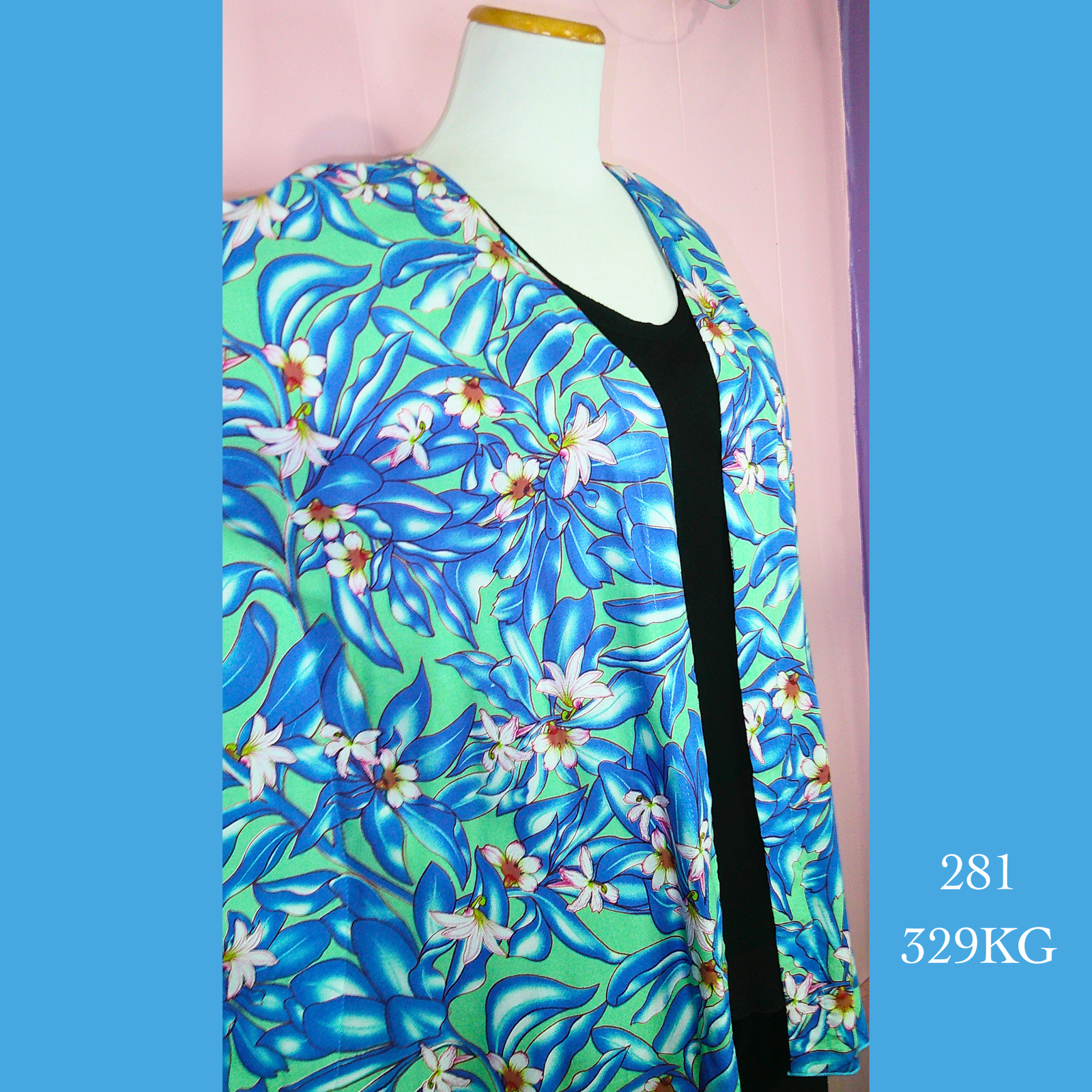281 - 329KG , Flare Sleeve Blouse