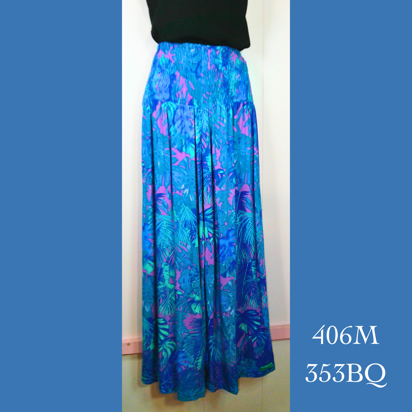 406M - 353BQ , Elastic Ribbed Pants