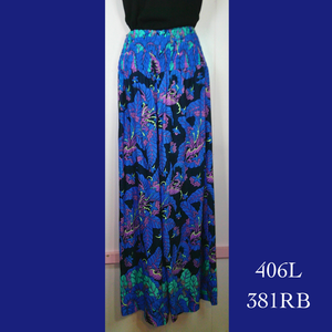 406L - 381RB , Elastic Ribbed Pants Long