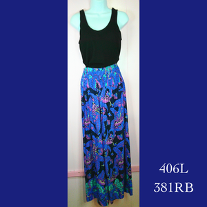 406L - 381RB , Elastic Ribbed Pants Long