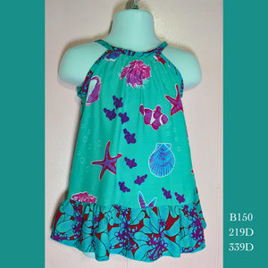 B150 - 219D/339D , Baby Draw String Back Dress