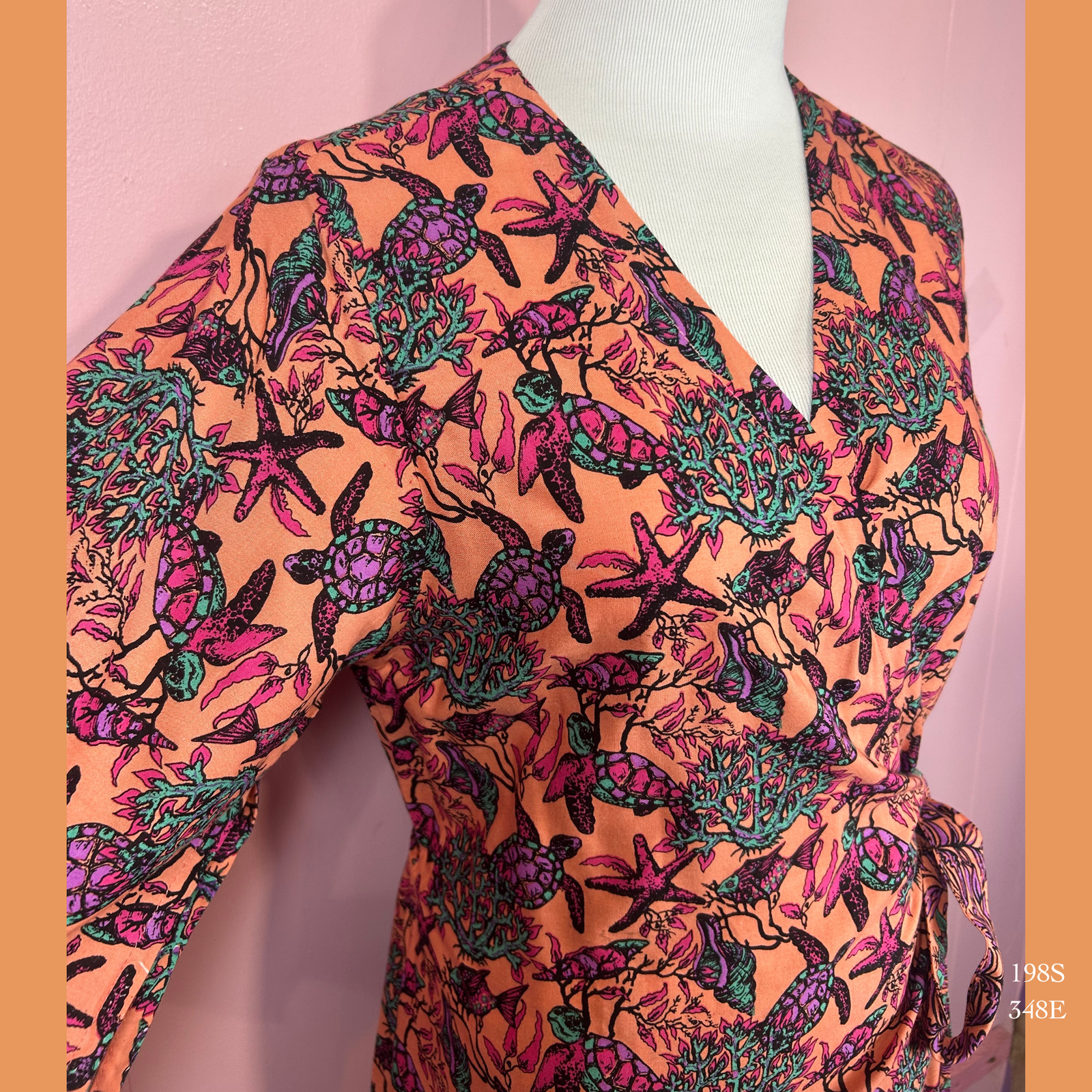 198 - 348E , Kimono Robe with Pockets