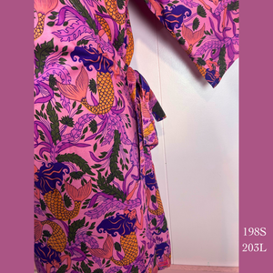 198 - 203L , Kimono Robe with Pockets