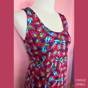 1203LR - 299KG , Tank Dress with Ruffle
