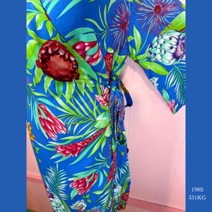 198S - 331KG , Kimono Robe with Pockets