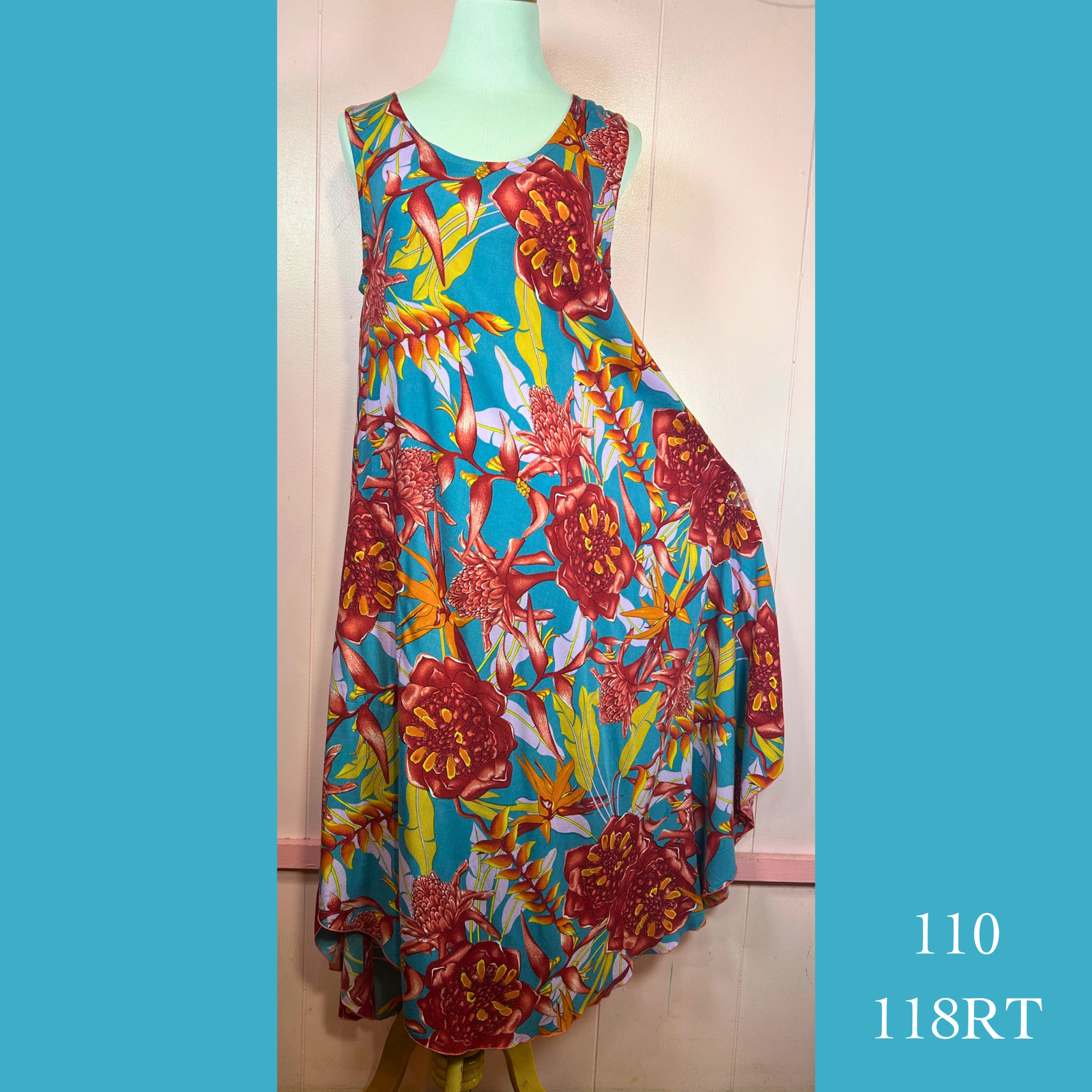 110 - 118RT , Resort Dress with Pockets