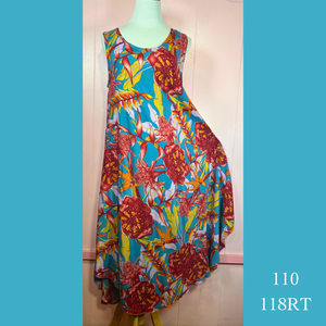 110 - 118RT , Resort Dress with Pockets