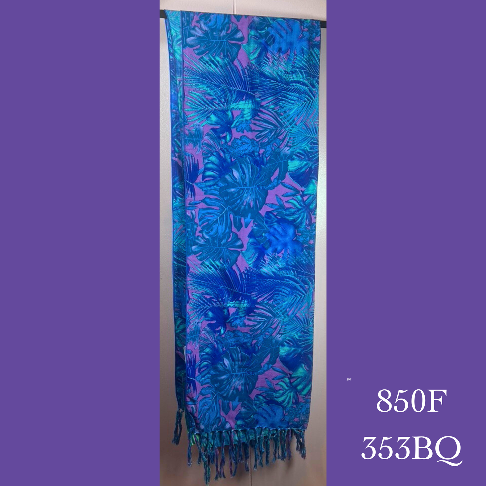 850F - 353BQ, Fringed scarf