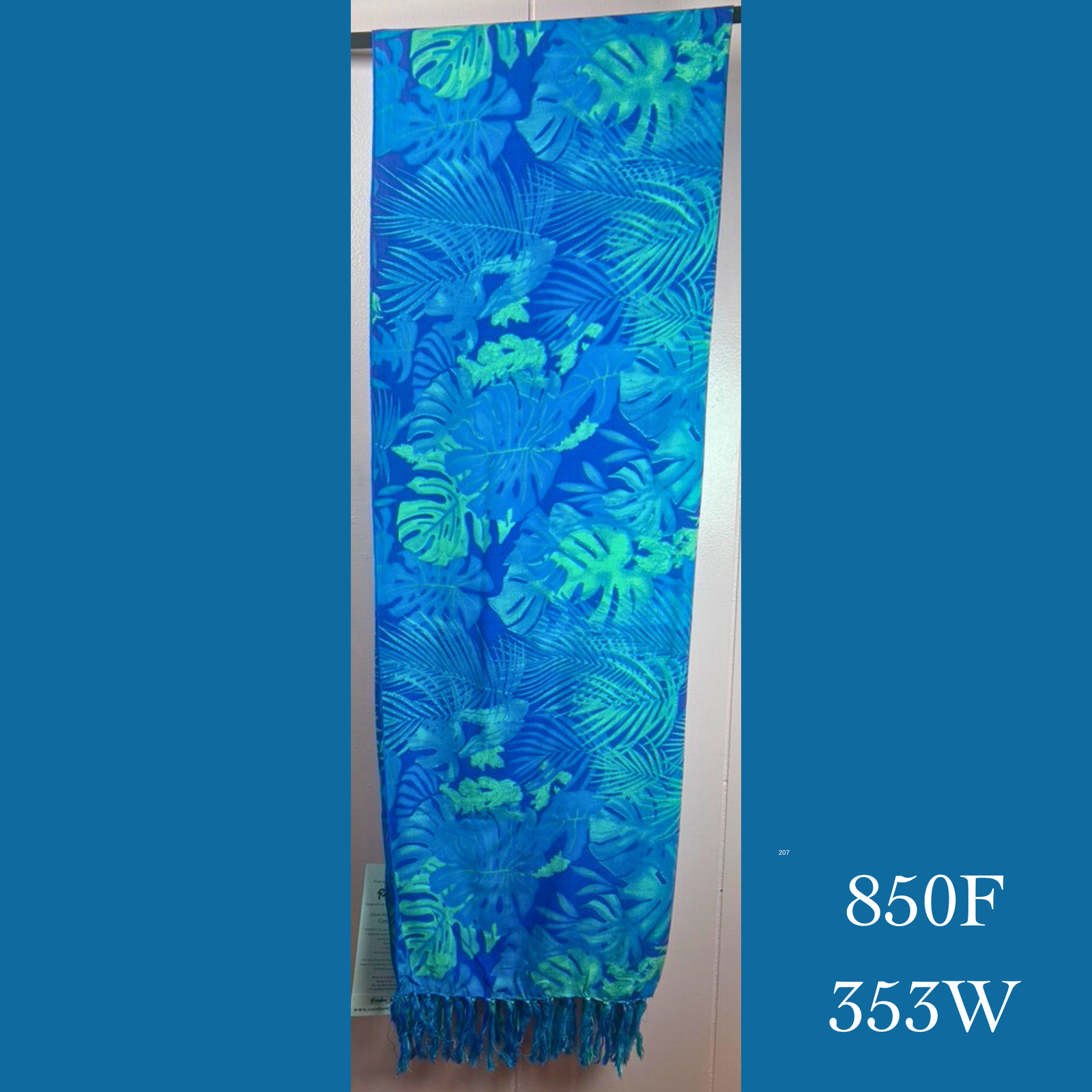 850F - 353W, Fringed scarf