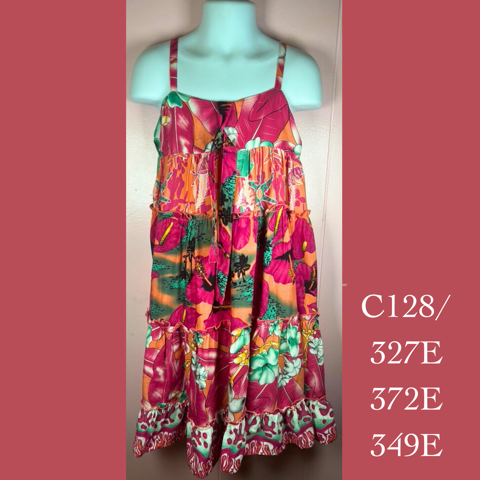 C128 - 327E/372E/349E , Tier dress