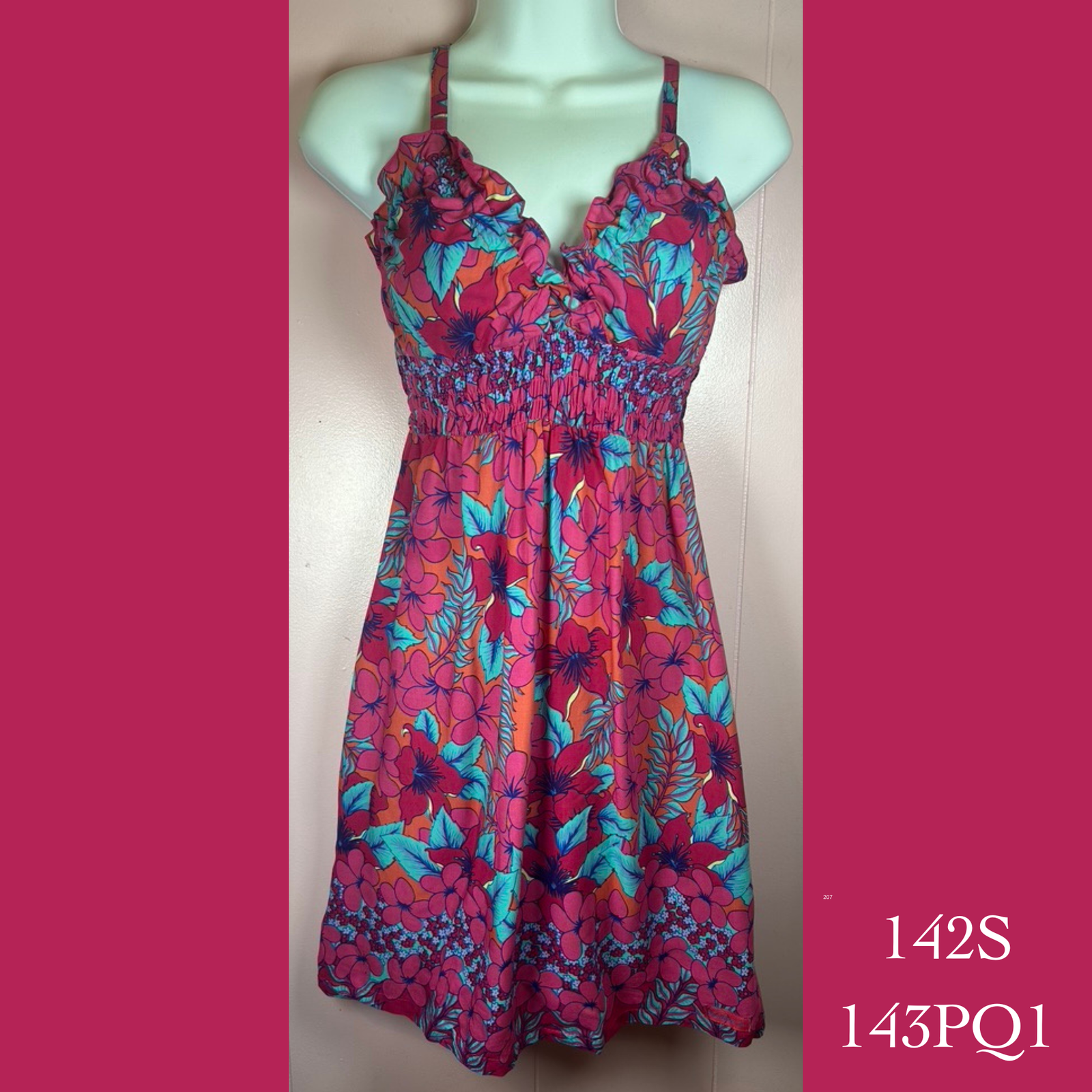 142S - 143PQ1 , Elastic sun dress
