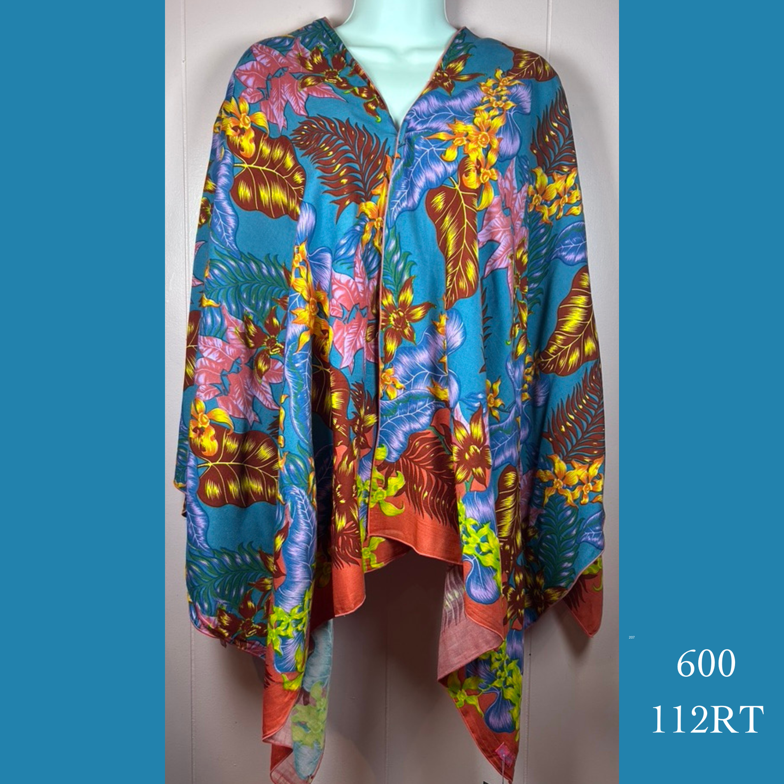 600 - 112RT , Shoulder wrap sarong