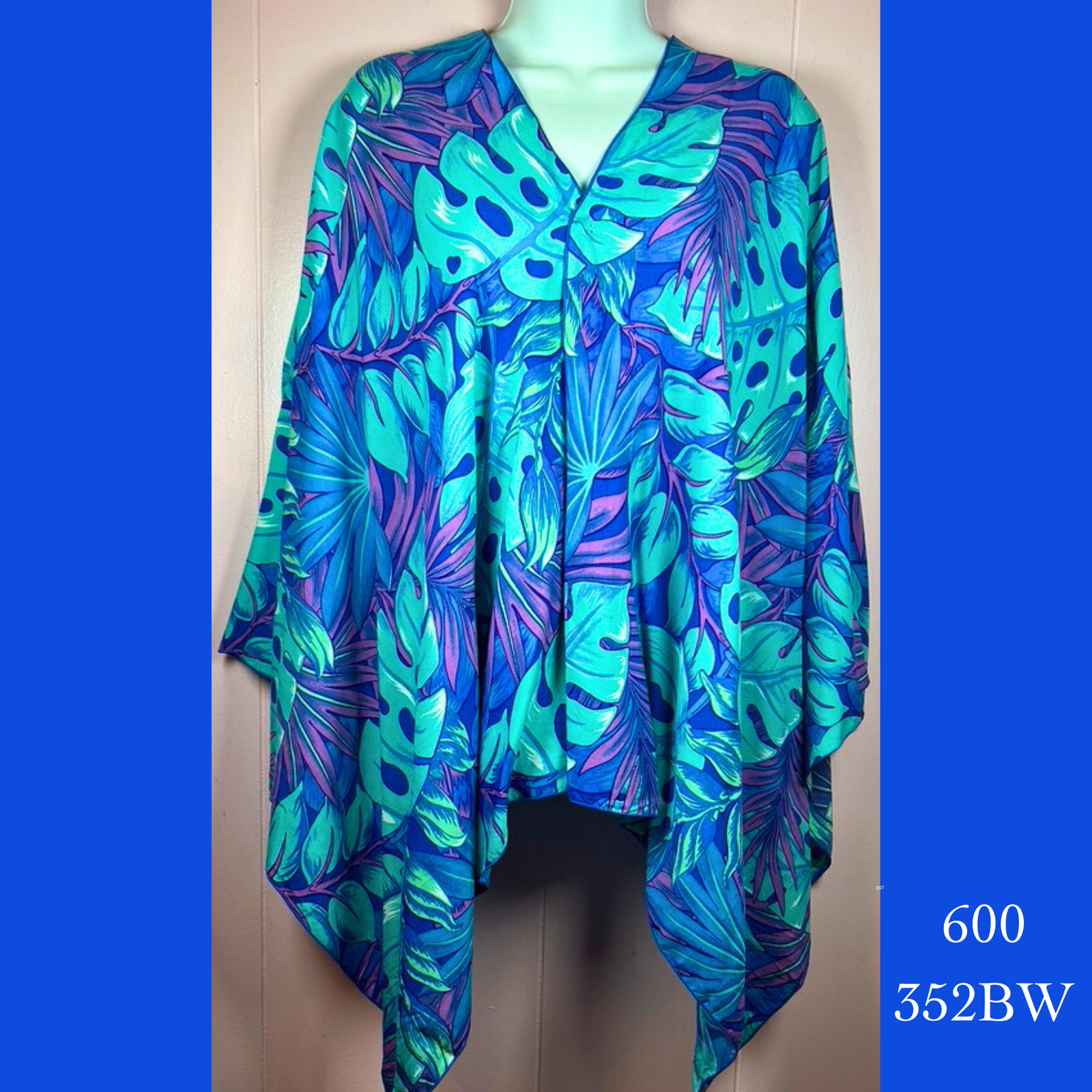 600 - 352BW, Shoulder wrap sarong